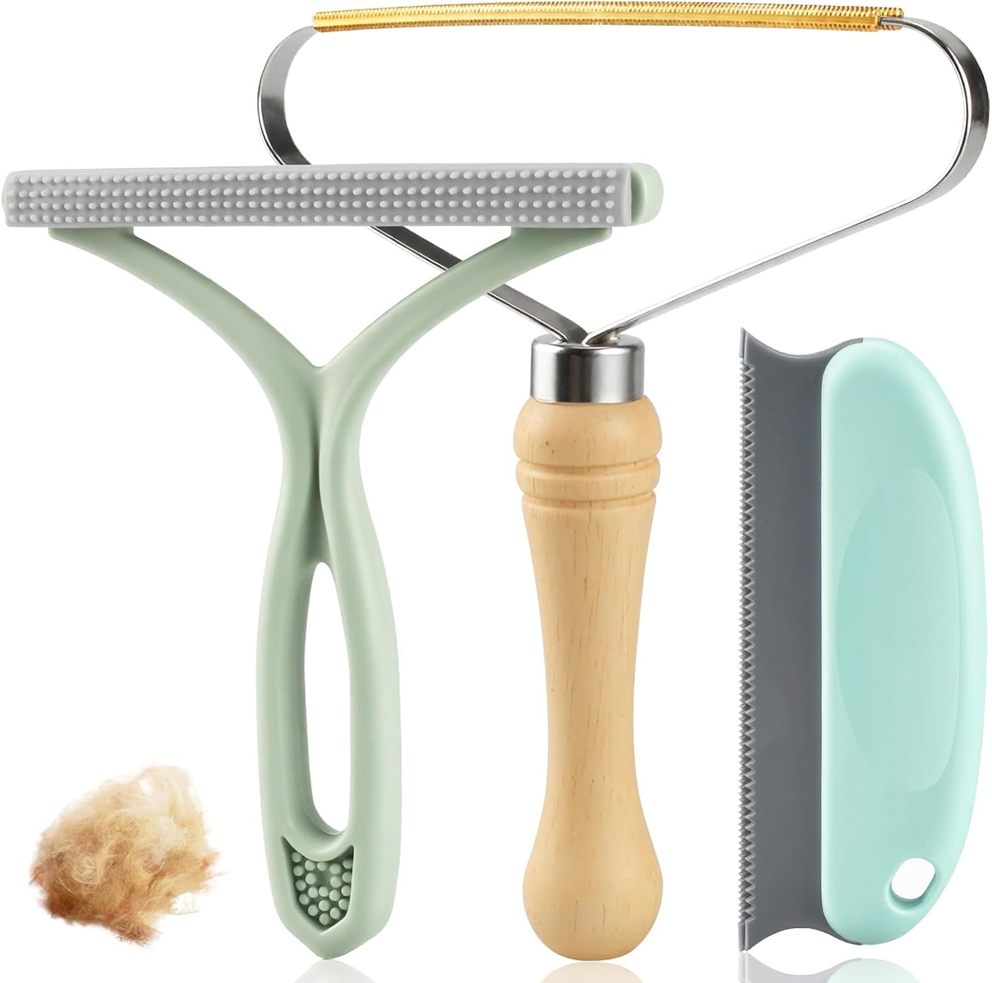 3-Piece Pet Hair Removal Kit for Car, Couch & Carpet