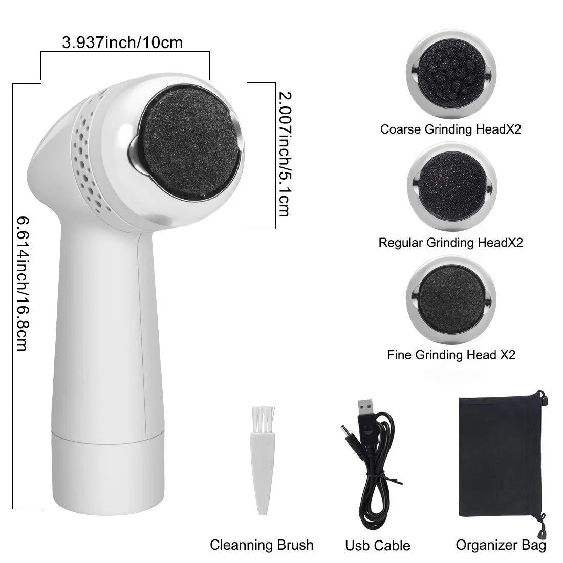 Vizen SmoothStep Foot Polisher with Built-In Vacuum
